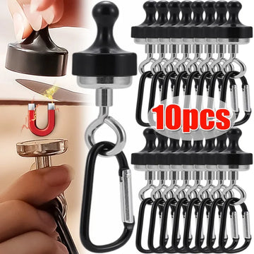 Camping Magnetic Hook Strong Suction Separable Multifunctional Outdoor Tent Canopy Carabiner Magnet Hanger Camping Accessories