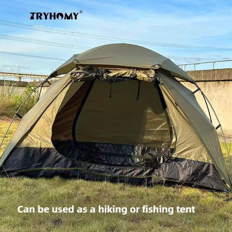 Outdoor Camping Bed Tent Ultra-Light Cot Tent Mosquito-Proof Outdoor Tent  Camping Bed Tent Shelter Wild Hiking One Person