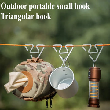 Outdoor Stainless Steel Hooks Are Not Easy To Slide Ultra Light Multifunctional Lightweight Camping Travel Accessories and Tools