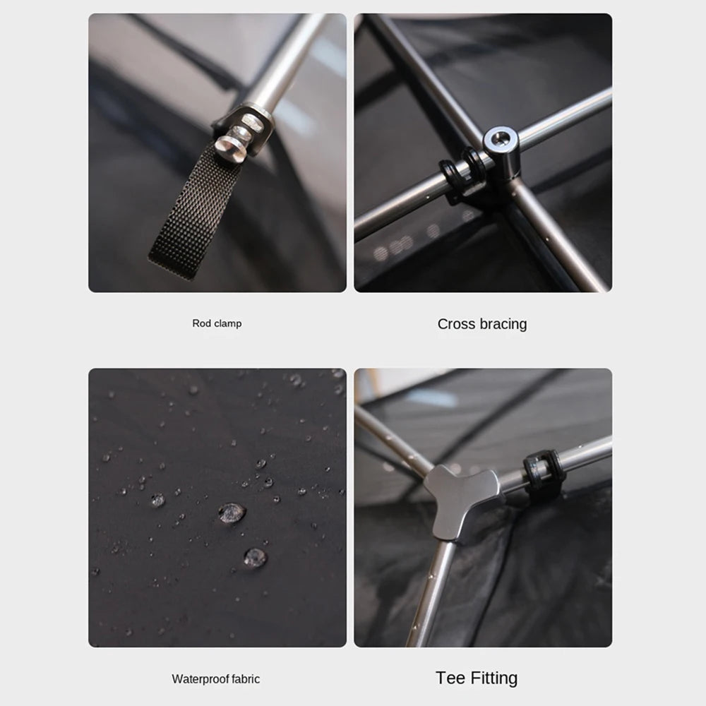 TARKA Camping Bed Tent Only Inner Tent Insect Prevention Mesh Tent Used For Camping Bed Wild Summer Hiking One Person Tent ﻿