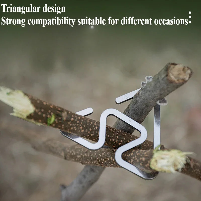 Outdoor Stainless Steel Hooks Are Not Easy To Slide Ultra Light Multifunctional Lightweight Camping Travel Accessories and Tools