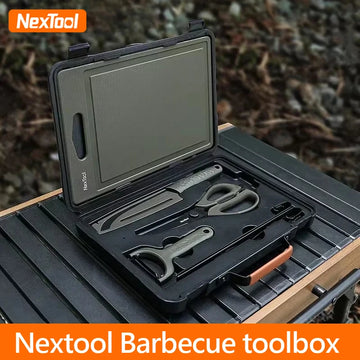 Nextool Camping Barbecue Tools Set Picnic Knife Chopping Board Multifunctional Scissors Portable Desk BBQ Carrying Case